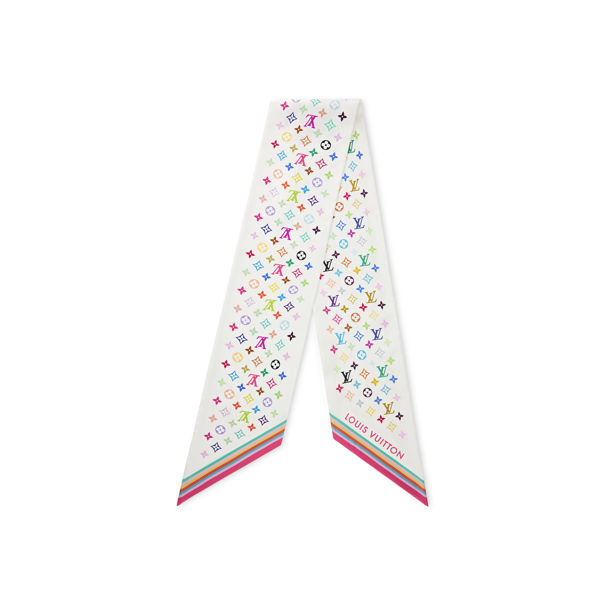 ウィメンズ シルクスカーフ&バンドー - ホワイト｜ルイ・ヴィトン 公式